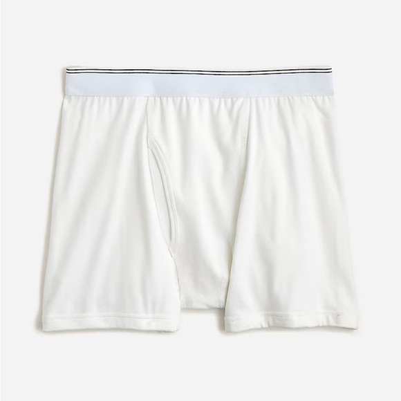 J. Crew Stretch boxer briefs H8622 white cotton underwear - Picture 1 of 5